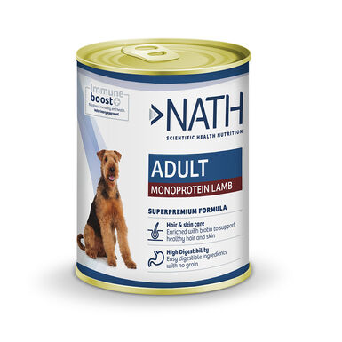 Nath Adult Monoprotein Cordeiro lata para cães